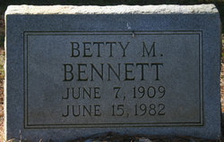Luticia M. “Betty” <I>Norman</I> Bennett 