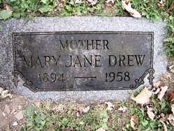 Mary Jane <I>Thomas</I> Drew 