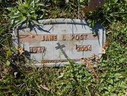 Jane L. <I>Hill</I> Post 