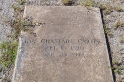 Ida <I>Chastain</I> Carter 