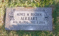 Agnes M. <I>Bugden</I> Airhart 