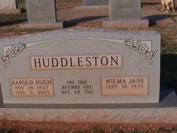 Harold Hugh Huddleston 