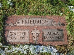 Alma Theresa Anna <I>Petrie</I> Friedrich 