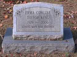 Erma Cowline <I>Taylor</I> King 