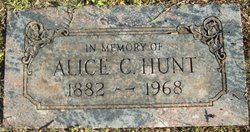 Alice C Hunt 