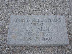Minnie Nell <I>Spears</I> Akin 