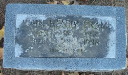 John Henry Frame 