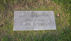 Janet <I>Lorraine</I> Hyde 