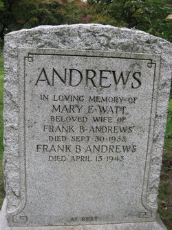 Mary Elizabeth <I>Watt</I> Andrews 