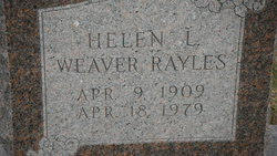 Helen Louise <I>Ricker</I> Rayles 
