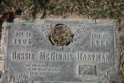 Bessie <I>McGinnis</I> Hartman 
