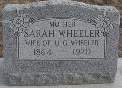 Sarah Ellen <I>Huffman</I> Wheeler 