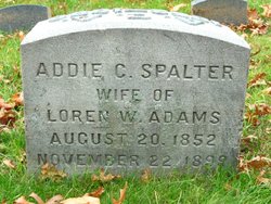 Addie Camilla <I>Spalter</I> Adams 