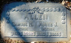 Judith Anne Genetta “Annie” <I>Armstrong</I> Allen 