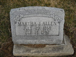 Martha J. “Mattie” Allen 