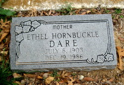 Ethel <I>Hornbuckle</I> Dare 