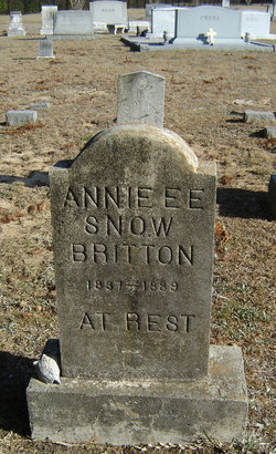 Annie Emily Easterling <I>Snow</I> Britton 