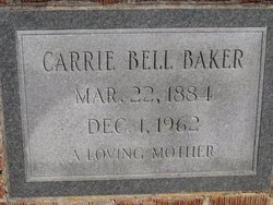 Carrie <I>Bell</I> Baker 