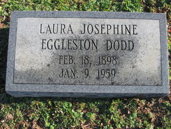 Laura Josephine “Josie” <I>Eggleston</I> Dodd 