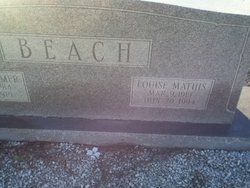 Louise <I>Mathis</I> Beach 