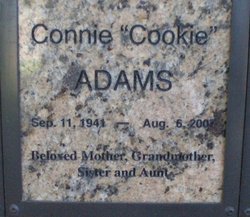 Connie “Cookie” Adams 