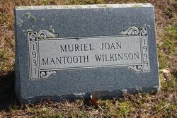 Muriel Joan <I>Mantooth</I> Wilkinson 