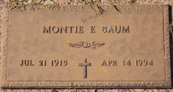 Montie Elaine <I>Kane</I> Baum 
