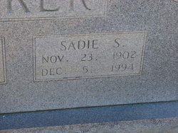 Sadie Ethel <I>Sizemore</I> Baker 