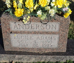 Lucile “Mimi” <I>Adams</I> Anderson 