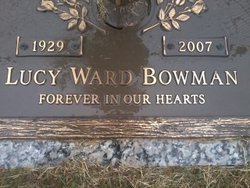 Lucy Lucille <I>Ward</I> Bowman 