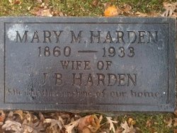 Mary Marticia <I>Amick</I> Harden 