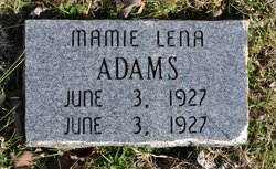 Mamie Lena Adams 