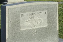 Dr Junius Boyette Surles 