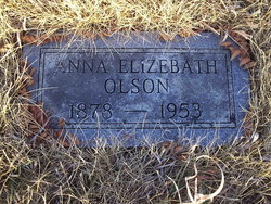 Anna Elizabeth <I>Gabel</I> Bellander Olson 