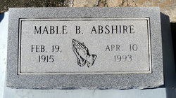 Mable <I>Benoit</I> Abshire 