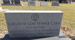 Earleene Lois <I>Temple</I> Carr 