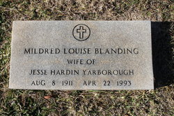 Mildred Louise <I>Blanding</I> Yarborough 