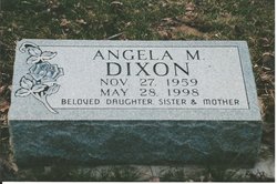 Angela Marcelle “Angie” <I>Dixon</I> Cross 