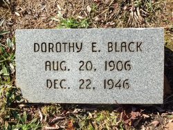 Dorothy E <I>Proctor</I> Black 