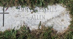 Emily Amelia <I>Wessells</I> Allen 
