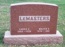 Carrie E <I>Sappenfield</I> LeMasters 