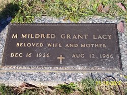 Mary Mildred <I>Grant</I> Lacy 