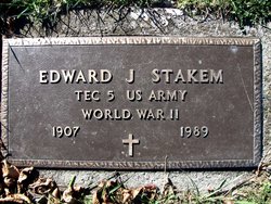 Edward J Stakem 