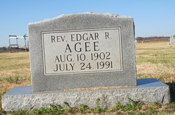 Rev Edgar Robert Agee 