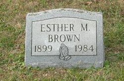 Esther Mary Brown 