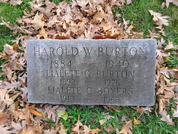 Harold Williams Burton 