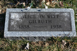 Alice <I>DeWitt</I> Gilruth 