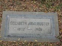 Elizabeth “Lizzie” <I>Diehl</I> Armbruster 