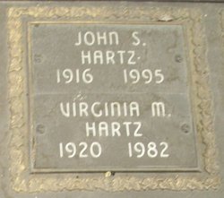 Virginia Ruth <I>Moore</I> Hartz 