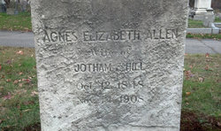Agnes Elizabeth <I>Allen</I> Hill 